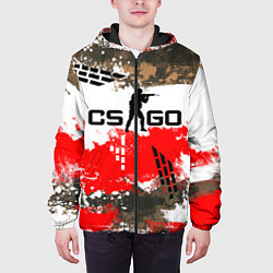 Куртка с капюшоном мужская CS:GO Roll Cage, цвет: 3D-черный — фото 2