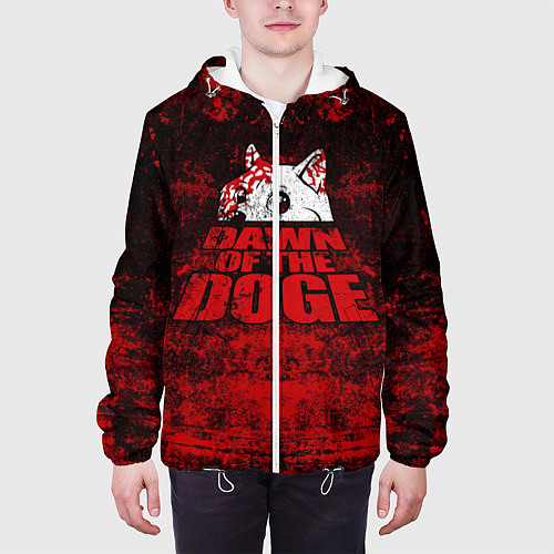 Мужская куртка Dawn of the Doge / 3D-Белый – фото 3