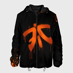 Куртка с капюшоном мужская Fnatic: Black collection, цвет: 3D-черный