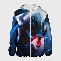 Куртка с капюшоном мужская League Of Legends ChoGath, цвет: 3D-белый