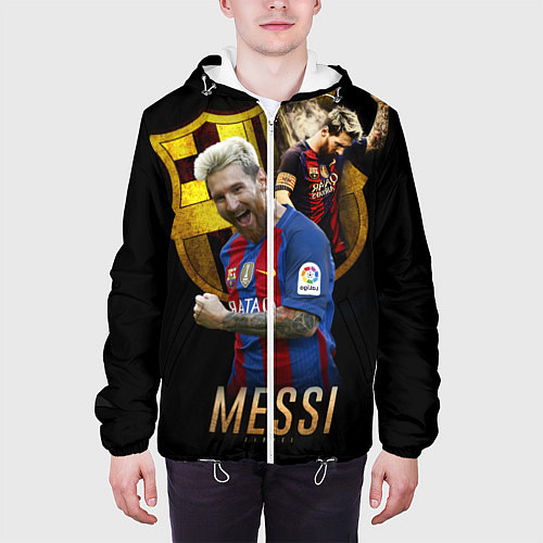 Мужская куртка Messi Star / 3D-Белый – фото 3