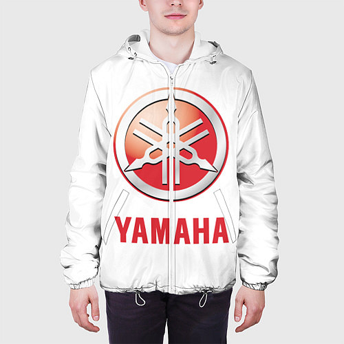 Мужская куртка Yamaha / 3D-Белый – фото 3