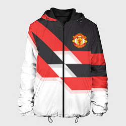 Куртка с капюшоном мужская Manchester United: Stipe, цвет: 3D-черный