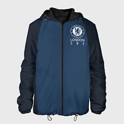 Куртка с капюшоном мужская Chelsea FC: London SW6, цвет: 3D-черный