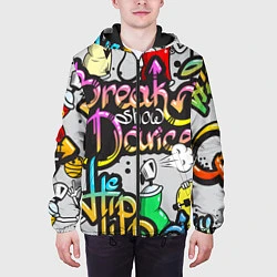 Куртка с капюшоном мужская Break Show Dance, цвет: 3D-черный — фото 2