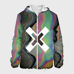 Куртка с капюшоном мужская The XX: Neon Colour, цвет: 3D-белый