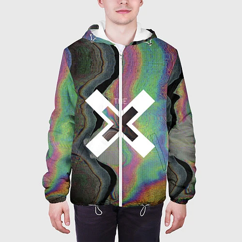 Мужская куртка The XX: Neon Colour / 3D-Белый – фото 3