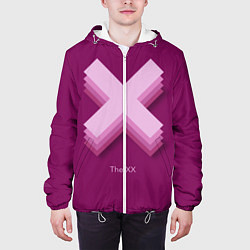 Куртка с капюшоном мужская The XX: Purple, цвет: 3D-белый — фото 2