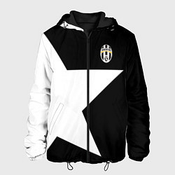 Куртка с капюшоном мужская FC Juventus: Star, цвет: 3D-черный