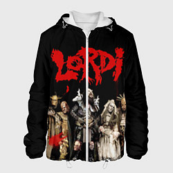 Куртка с капюшоном мужская LORDI, цвет: 3D-белый