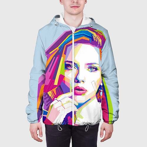 Мужская куртка Scarlett Johansson / 3D-Белый – фото 3