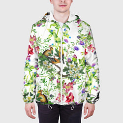 Куртка с капюшоном мужская Райский остров, цвет: 3D-белый — фото 2