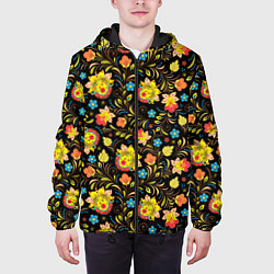 Куртка с капюшоном мужская Модник(ца) унисекс, цвет: 3D-черный — фото 2