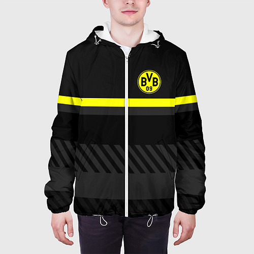 Мужская куртка FC Borussia 2018 Original #3 / 3D-Белый – фото 3