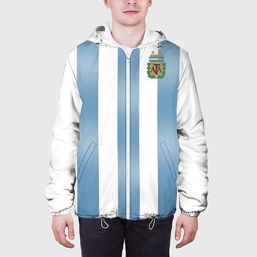 Мужская куртка Сборная Аргентины: ЧМ-2018 / 3D-Белый – фото 3
