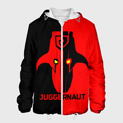 Куртка с капюшоном мужская Juggernaut Blood, цвет: 3D-белый