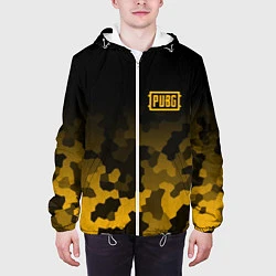 Куртка с капюшоном мужская PUBG: Military Honeycomb, цвет: 3D-белый — фото 2