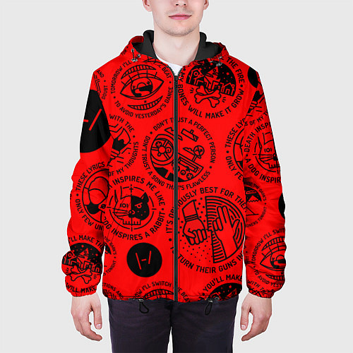 Мужская куртка 21 Pilots: Don't Trust / 3D-Черный – фото 3