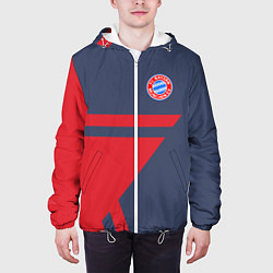 Куртка с капюшоном мужская FC Bayern: Star, цвет: 3D-белый — фото 2