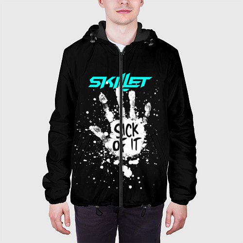 Мужская куртка Skillet: Sick of it / 3D-Черный – фото 3