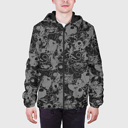 Куртка с капюшоном мужская Cs:go - DoomKitty Collection 2022, цвет: 3D-черный — фото 2