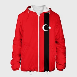 Куртка с капюшоном мужская Турция, цвет: 3D-белый
