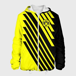 Куртка с капюшоном мужская FC BVB 09 Sport, цвет: 3D-белый