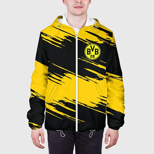 Мужская куртка BVB 09: Yellow Breaks / 3D-Белый – фото 3