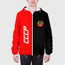 Куртка с капюшоном мужская СССР: Red Collection, цвет: 3D-белый — фото 2