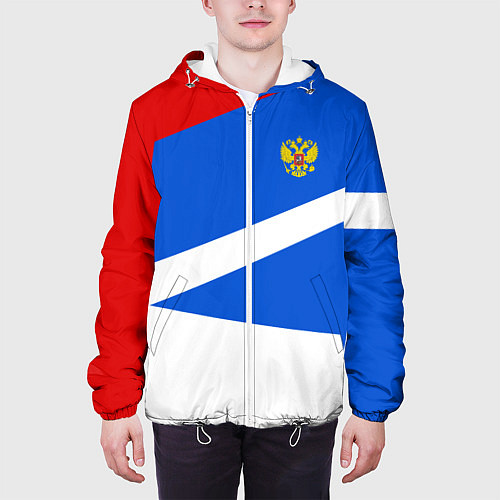 Мужская куртка Russia: Light Sport / 3D-Белый – фото 3