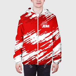 Куртка с капюшоном мужская Eat Sleep JDM: Breaks, цвет: 3D-белый — фото 2