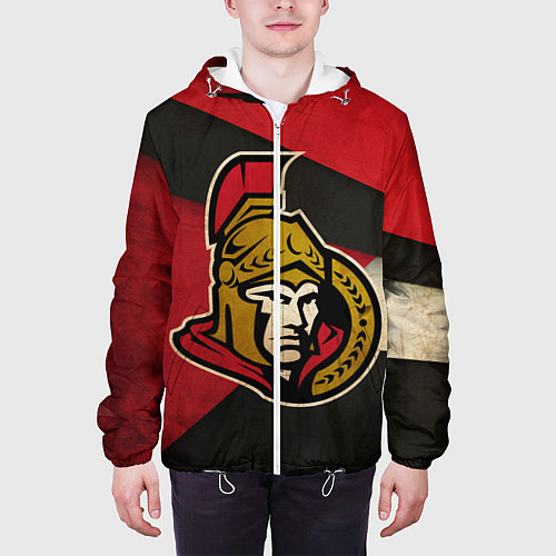 Мужская куртка HC Ottawa Senators: Old Style / 3D-Белый – фото 3