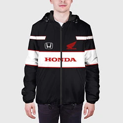 Куртка с капюшоном мужская Honda Sport, цвет: 3D-черный — фото 2