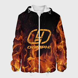Куртка с капюшоном мужская OOMPH!, цвет: 3D-белый