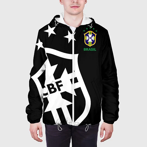 Мужская куртка Brazil Team: Exclusive / 3D-Белый – фото 3