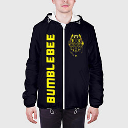 Куртка с капюшоном мужская Bumblebee Style, цвет: 3D-белый — фото 2