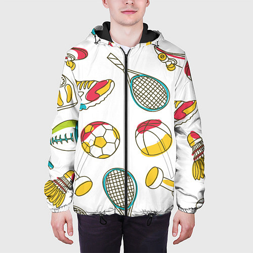 Мужская куртка Sport Life / 3D-Черный – фото 3