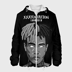 Куртка с капюшоном мужская XXXTentacion: 1998-2018, цвет: 3D-белый