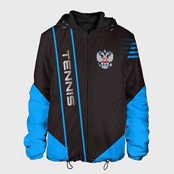 Куртка с капюшоном мужская Tennis: Russian Style, цвет: 3D-черный