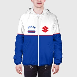 Куртка с капюшоном мужская Suzuki Style, цвет: 3D-белый — фото 2