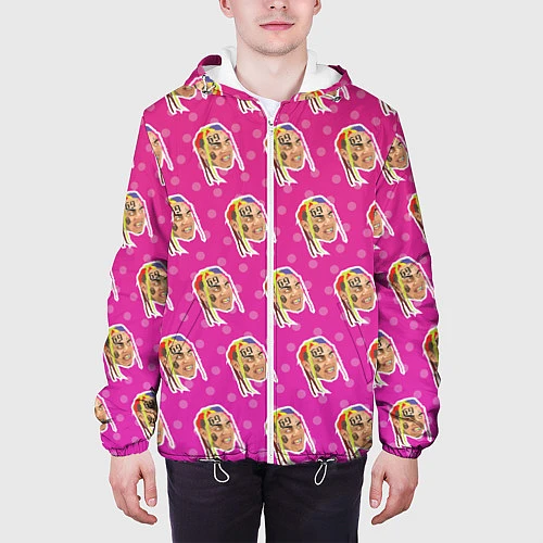 Мужская куртка 6IX9INE Pattern / 3D-Белый – фото 3