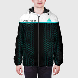 Куртка с капюшоном мужская AX400: Detroit Human, цвет: 3D-черный — фото 2