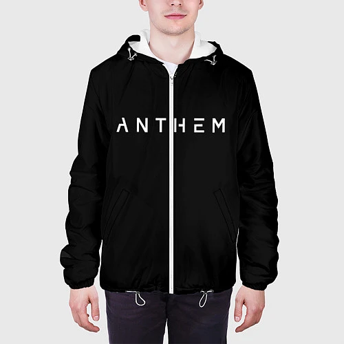 Мужская куртка ANTHEM: Black Style / 3D-Белый – фото 3