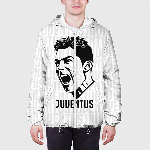 Мужская куртка Juve Ronaldo / 3D-Белый – фото 3