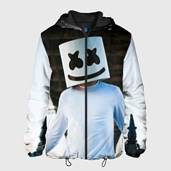 Куртка с капюшоном мужская Marshmallow Electronic, цвет: 3D-черный