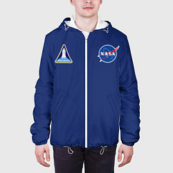 Куртка с капюшоном мужская NASA: Special Form, цвет: 3D-белый — фото 2