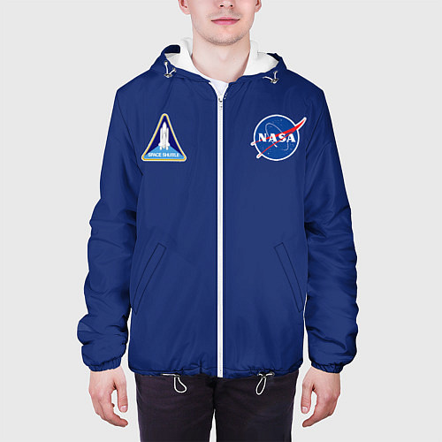 Мужская куртка NASA: Special Form / 3D-Белый – фото 3