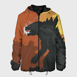 Куртка с капюшоном мужская Godzilla: Monster Smoke, цвет: 3D-черный