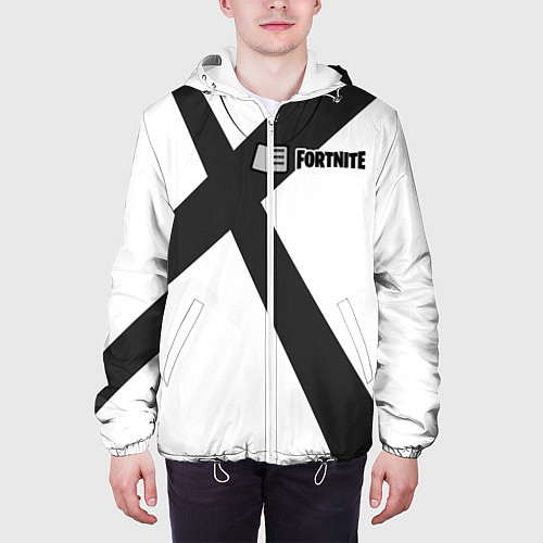 Мужская куртка Fortnite: Гренадёр / 3D-Белый – фото 3