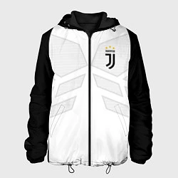 Куртка с капюшоном мужская JUVENTUS SPORT, цвет: 3D-черный